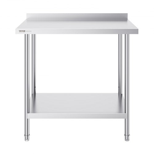 24 x 36 x 36 Inch Stainless Steel Work Table Commercial Food Prep Worktable
