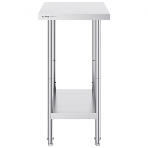 Stainless Steel Prep Table 24 x 18 x 34 Inch 640 lbs Load Capacity Heavy