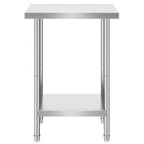 Stainless Steel Prep Table 24 x 18 x 34 Inch 640 lbs Load Capacity Heavy