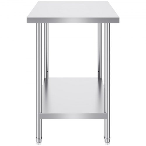 Stainless Steel Prep Table 24 x 36 x 34 Inch 750 lbs Load Capacity Heavy