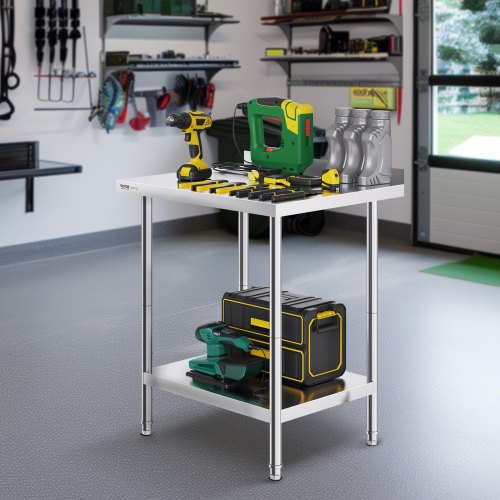24 x 30 x 36 Inch Stainless Steel Work Table Commercial Food Prep Worktable