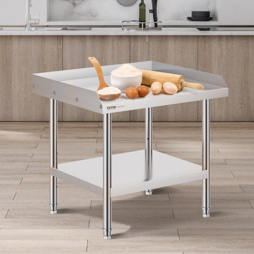 Stainless Steel Work Table 24 x 28 x 26 Inch Commercial Food Prep