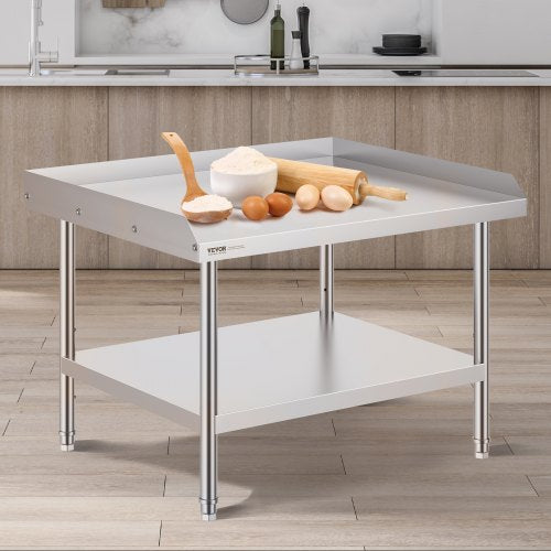 Stainless Steel Work Table 30 x 36 x 26 Inch Commercial Food Prep
