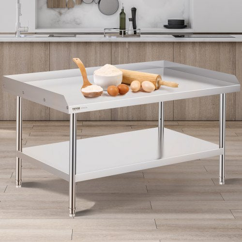Stainless Steel Work Table 30 x 48 x 26 Inch Commercial Food Prep