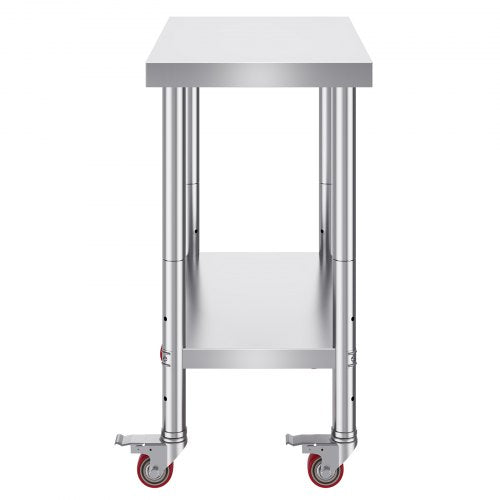 Stainless Steel Work Table 30 x 18 x 34 Inch 700 LBS Load Capacity with 4