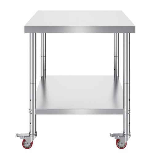 Stainless Steel Work Table 36 x 30 x 34 Inch 700 LBS Load Capacity with 4