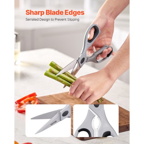 Kitchen Scissors Durable Stainless Steel Kitchen Shears with Protective