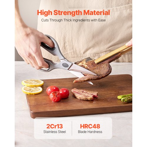Kitchen Scissors Durable Stainless Steel Kitchen Shears with Protective