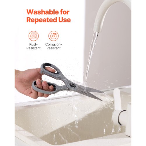 Kitchen Scissors Durable Stainless Steel Kitchen Shears with Protective