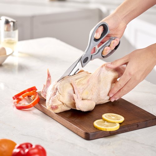 Kitchen Scissors Durable Stainless Steel Kitchen Shears with Protective