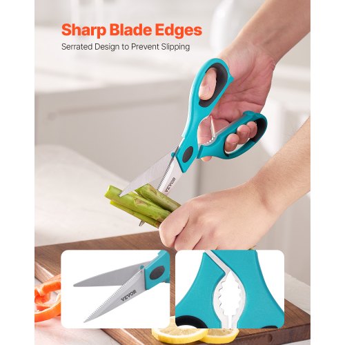 Kitchen Scissors 2 Pack Durable Stainless Steel Kitchen Shears with Sheaths