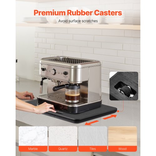 Appliance Slider Medium 13 x 16inch Rolling Sliding Tray with Silent