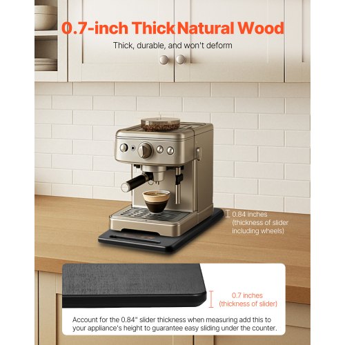 Appliance Slider Medium 145 x 75inch Rolling Sliding Tray with Silent