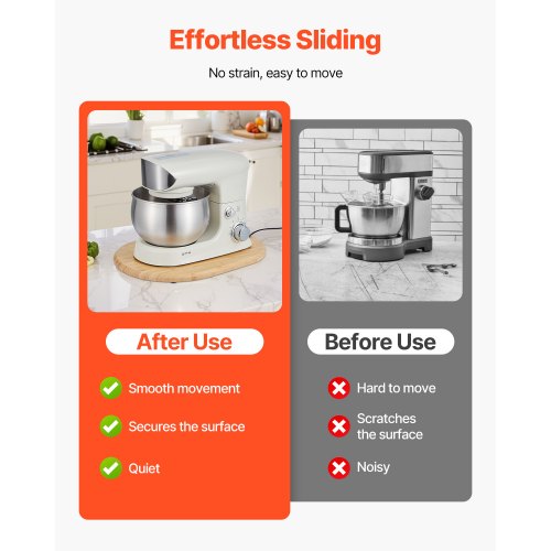 Mixer Slider Oval 157 x 111inch Appliance Slider Compatible with Tilt
