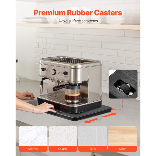 Appliance Slider Small 105 x 13inch Rolling Sliding Tray with Silent