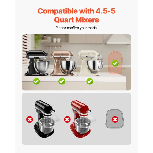 Mixer Slider Oval 145 x 94inch Appliance Slider Compatible with Tilt