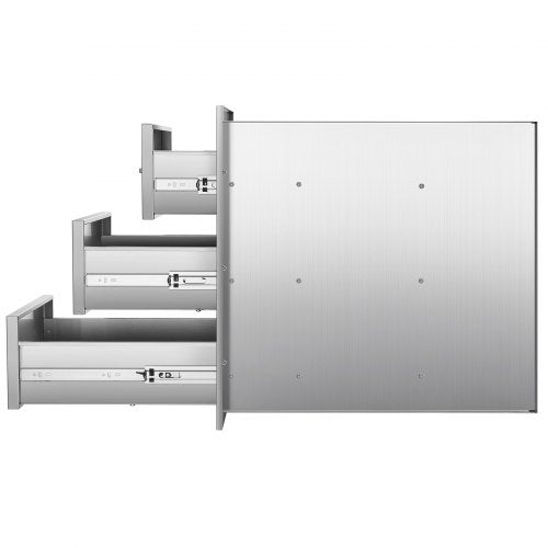 Outdoor Kitchen Drawers 1811 W X 2323 D H Tripleaccess Stainless Steel Modular