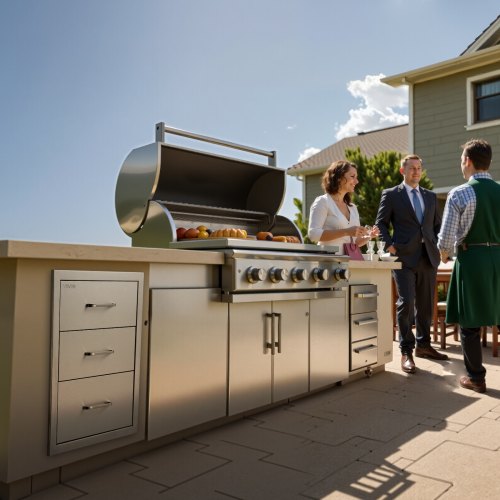 Outdoor Kitchen Drawers 1811W X 2323D 2323H Tripleaccess Stainless Steel Bbq
