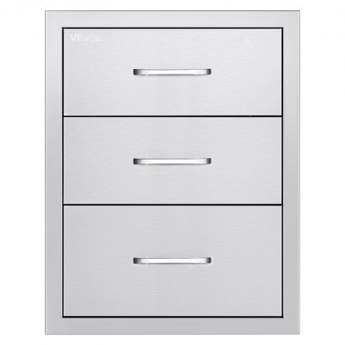 Outdoor Kitchen Drawers 1811W X 2323D 2323H Tripleaccess Stainless Steel Bbq