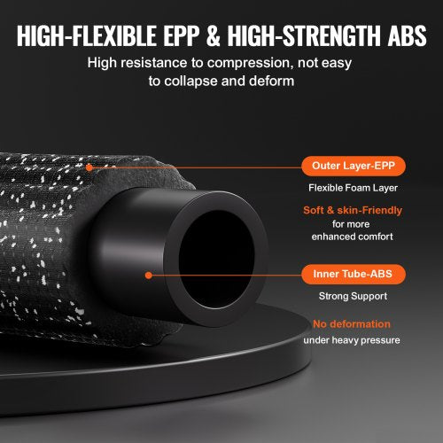Vibrating Foam Roller 4Speed Electric Massage Roller 16 Rechargeable