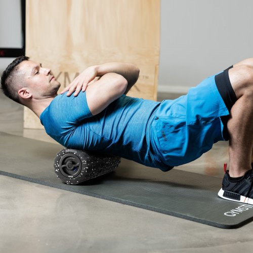 Vibrating Foam Roller 4Speed Electric Massage Roller 16 Rechargeable