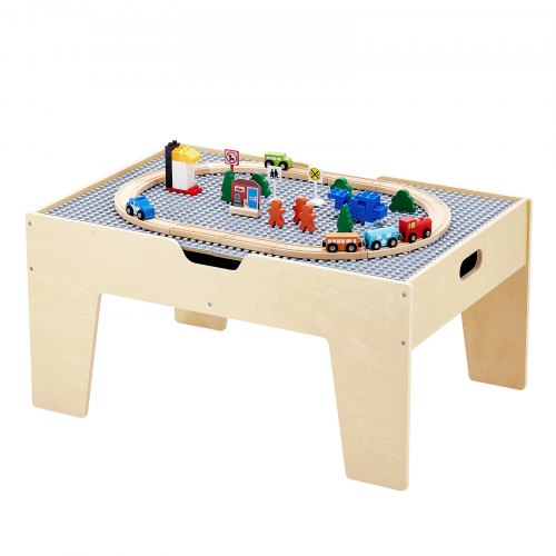 MultiPurpose Activity Play Table 290 Building Bricks and 30Piece Wooden