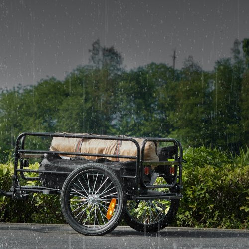 Bike Cargo Trailer 160 lbs Load Capacity HeavyDuty Bicycle Wagon Cart