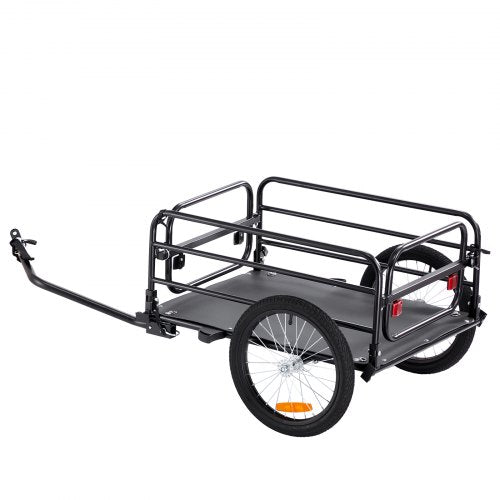 Bike Cargo Trailer 160 lbs Load Capacity HeavyDuty Bicycle Wagon Cart