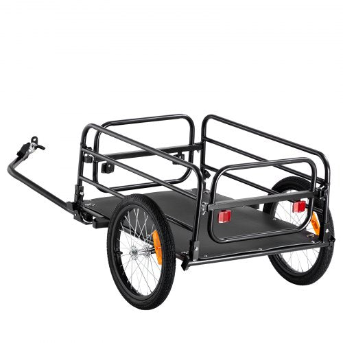 Bike Cargo Trailer 160 lbs Load Capacity HeavyDuty Bicycle Wagon Cart