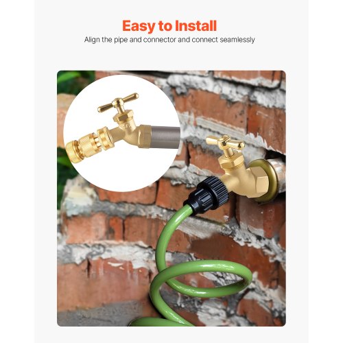 Hose Bibb 12 FIP x 34 MHT Connection MultiTurn Garden Valve Heavy
