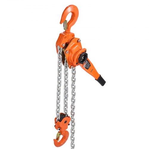 Manual Lever Chain Hoist 6T 13200Lbs Capacity Heavy Duty Come Along 10Ft Lift