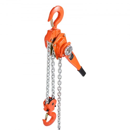 Manual Lever Chain Hoist 6T 13200Lbs Capacity Heavy Duty Come Along 20Ft Lift