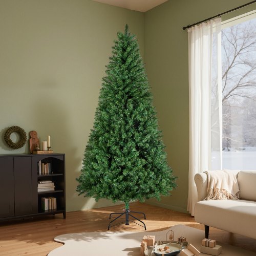 Christmas Tree 7.2Ft Prelit Artificial Xmas Full Holiday Decor Trees With 470