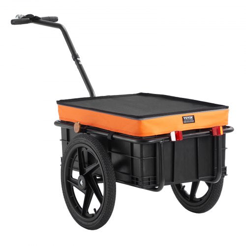 Bike Cargo Trailer 88 lbs Load Capacity HeavyDuty Bicycle Wagon Cart