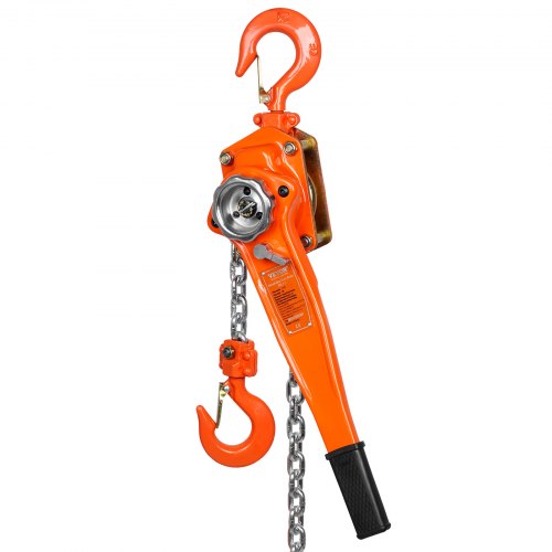 Manual Lever Chain Hoist 112 Ton 3300 lbs Capacity 10 FT Come Along G80