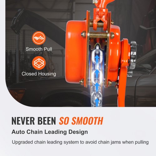 Manual Lever Chain Hoist 3 Ton 6600 lbs Capacity 10 FT Come Along G80