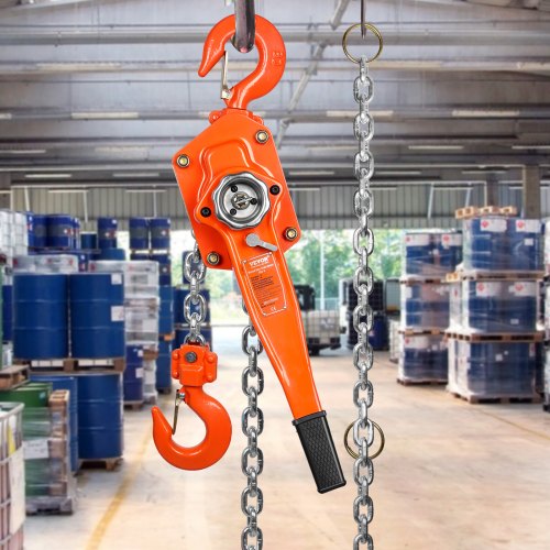 Manual Lever Chain Hoist 3 Ton 6600 lbs Capacity 10 FT Come Along G80