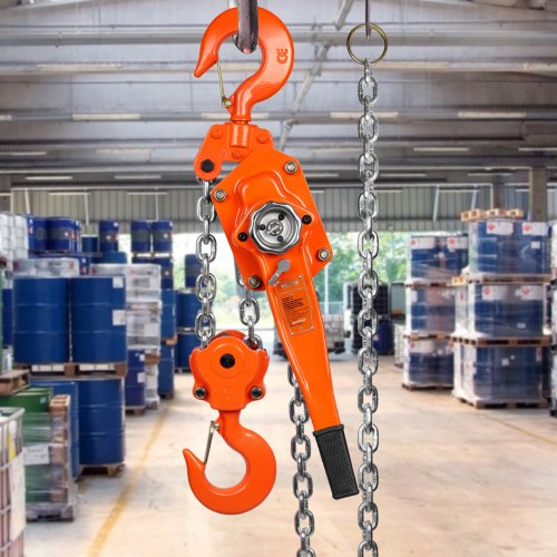 Manual Lever Chain Hoist 6 Ton 13200 lbs Capacity 10 FT Come Along G80