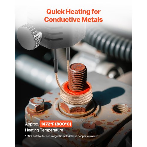 10Pcs Magnetic Induction Heater Coil Inductor Heat Accessories Mini Heater