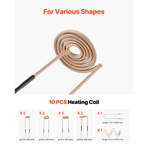 Induction Heater Bolt Removal 1100W 110V Magnetic Induction Heater Kit
