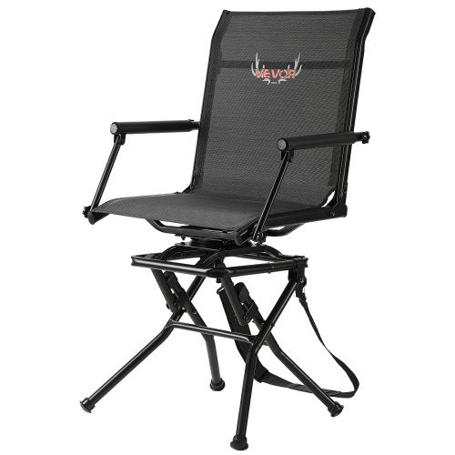 Hunting Chair 360° Silent Swivel Foldable Lightweight Portable Blind
