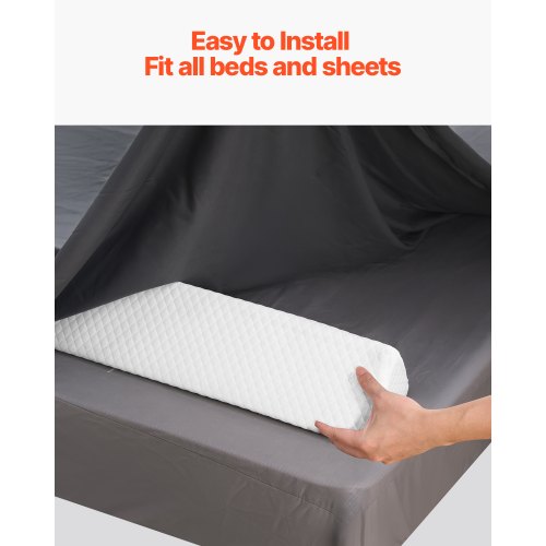Toddlers Bed Bumper 56inch NonSlip Bed Rail Bumper HighRebound Foam