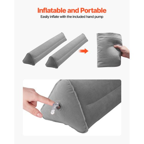 Bed Bumper for Toddlers 474inch Inflatable Bed Guard Rail with Hand Pump