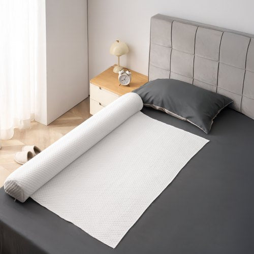Bed Bumper for Toddlers 52inch Inflatable Bed Guard Rail with Safety Flap