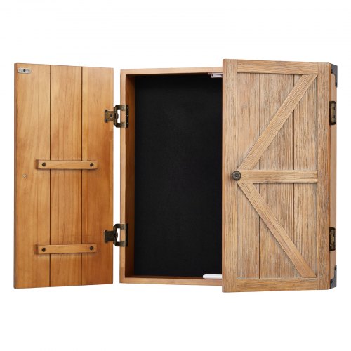 Dartboard Cabinet Solid Wood Dartboard Cabinet Set Official Size Hideaway