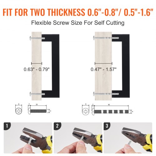 30 Pack Cabinet Pulls 503in 128mm Center to Center Slim Square Kitchen
