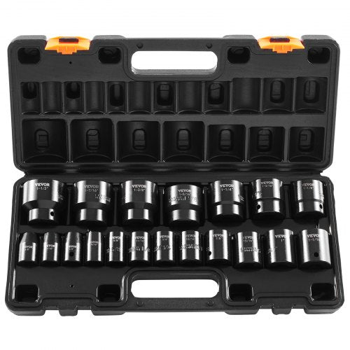 Impact Socket Set 12 Inches 19 Piece Impact Sockets Standard Socket