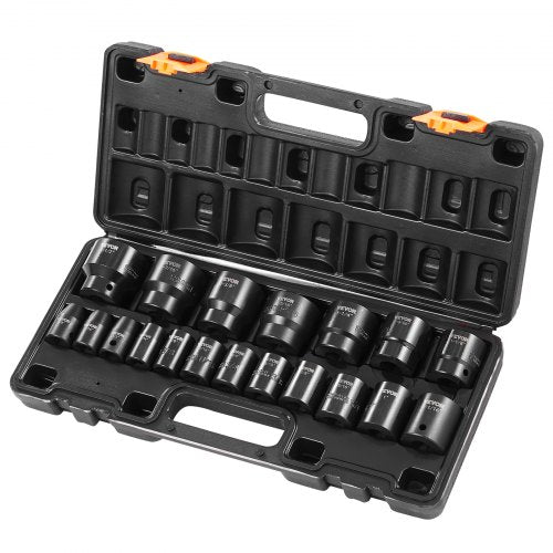 Impact Socket Set 12 Inches 19 Piece Impact Sockets Standard Socket
