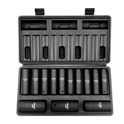 12 Drive Impact Socket Set 13 Piece Deep Socket Set Metric 1024mm 6