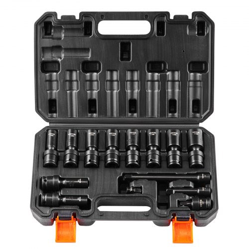 360 Degree Swivel Impact Socket Set 38 Socket Set 14PCS Deep Universal